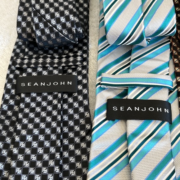 Sean John ties lot of 6.  100% Silk - Picture 2 of 7